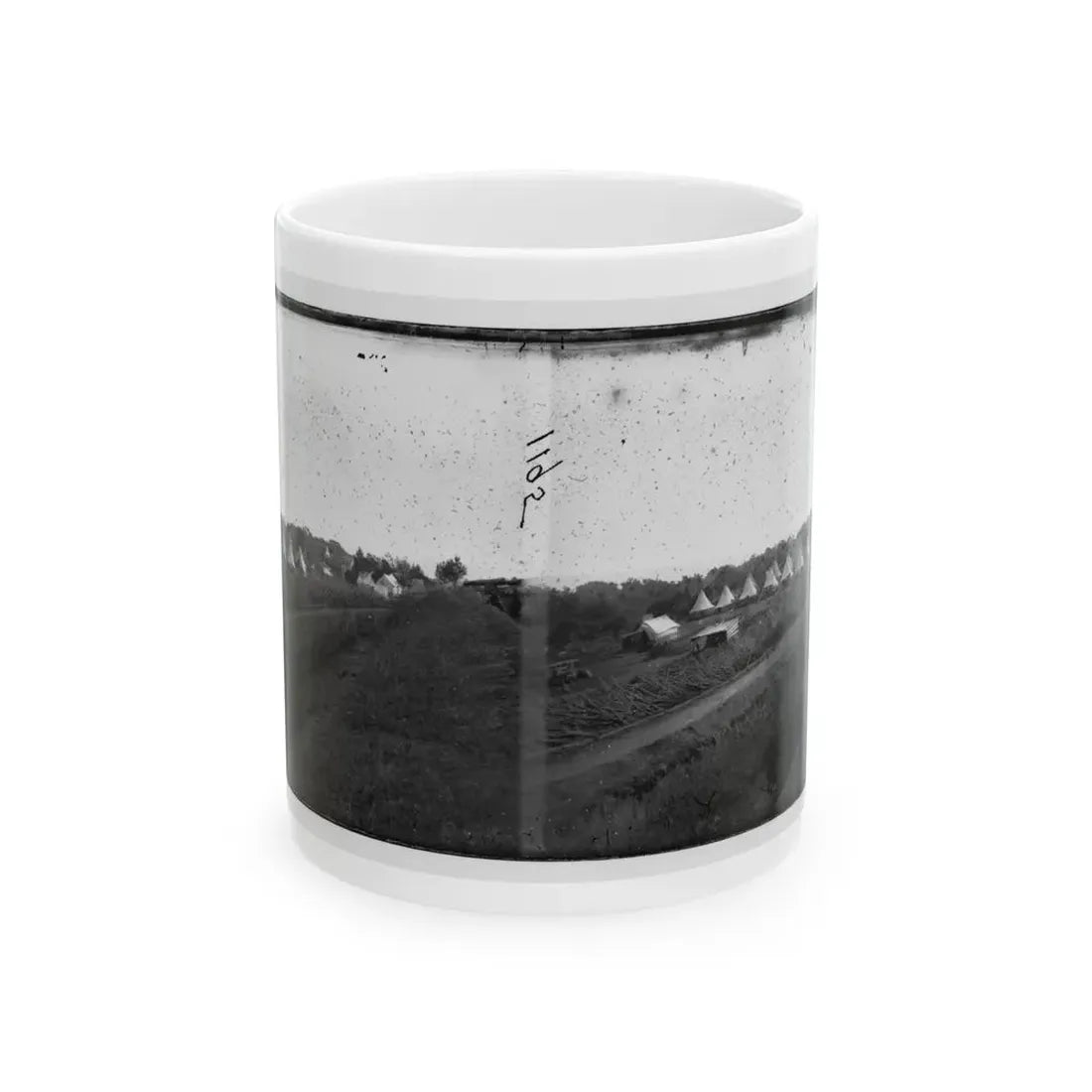 Washington, District Of Columbia. Camp Beside Fort Totten (U.S. Civil War) White Coffee Mug 11oz - Go Mug Yourself