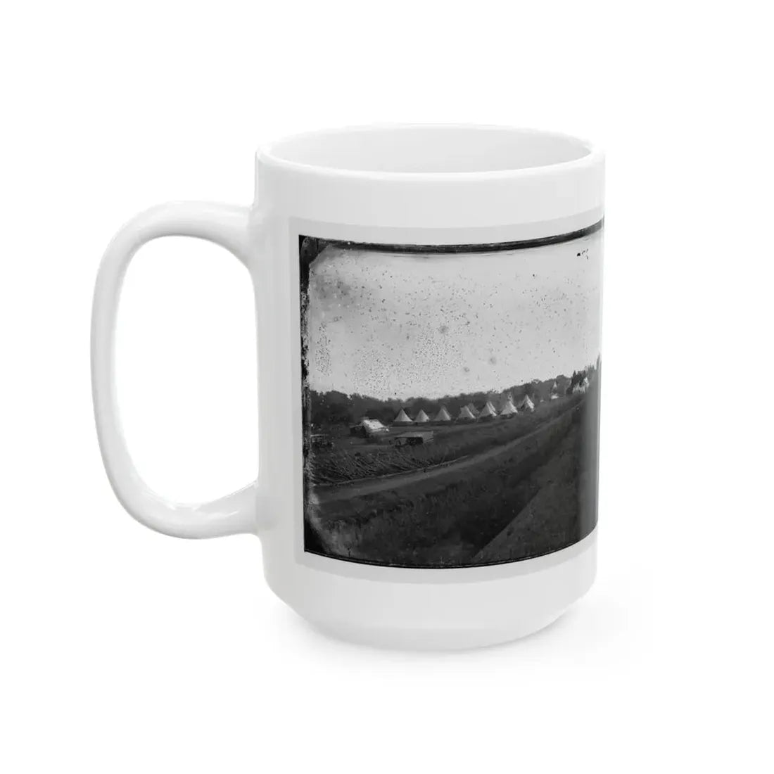 Washington, District Of Columbia. Camp Beside Fort Totten (U.S. Civil War) White Coffee Mug - Go Mug Yourself