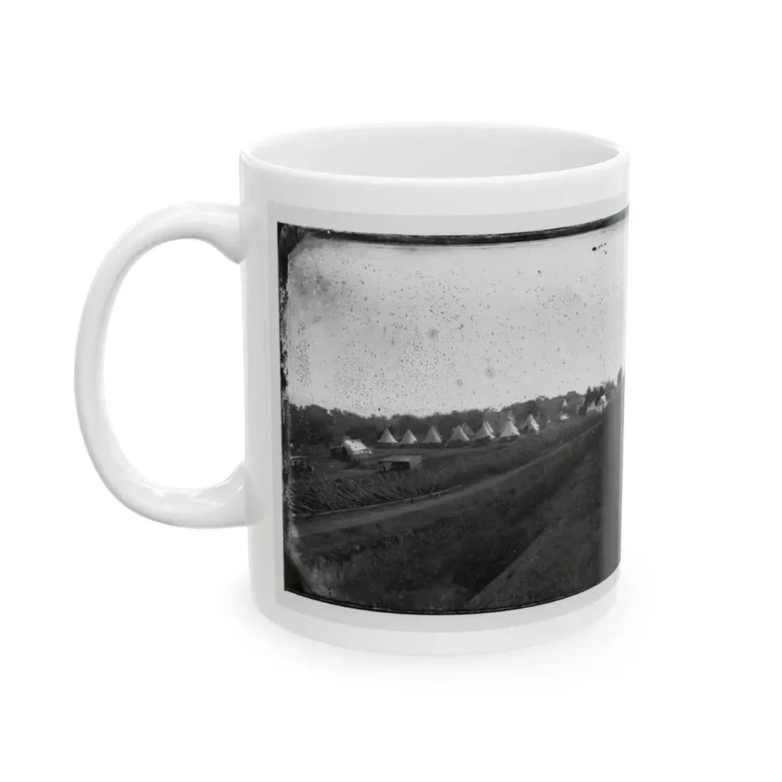 Washington, District Of Columbia. Camp Beside Fort Totten (U.S. Civil War) White Coffee Mug - Go Mug Yourself