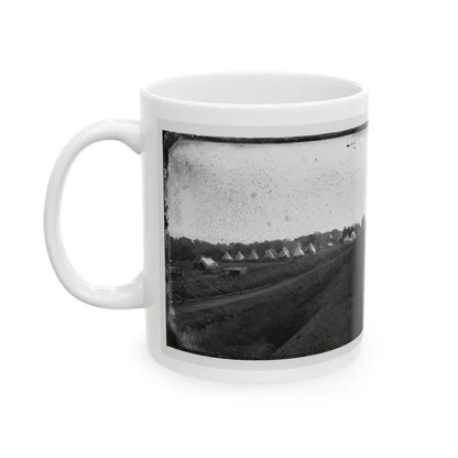 Washington, District Of Columbia. Camp Beside Fort Totten (U.S. Civil War) White Coffee Mug - Go Mug Yourself