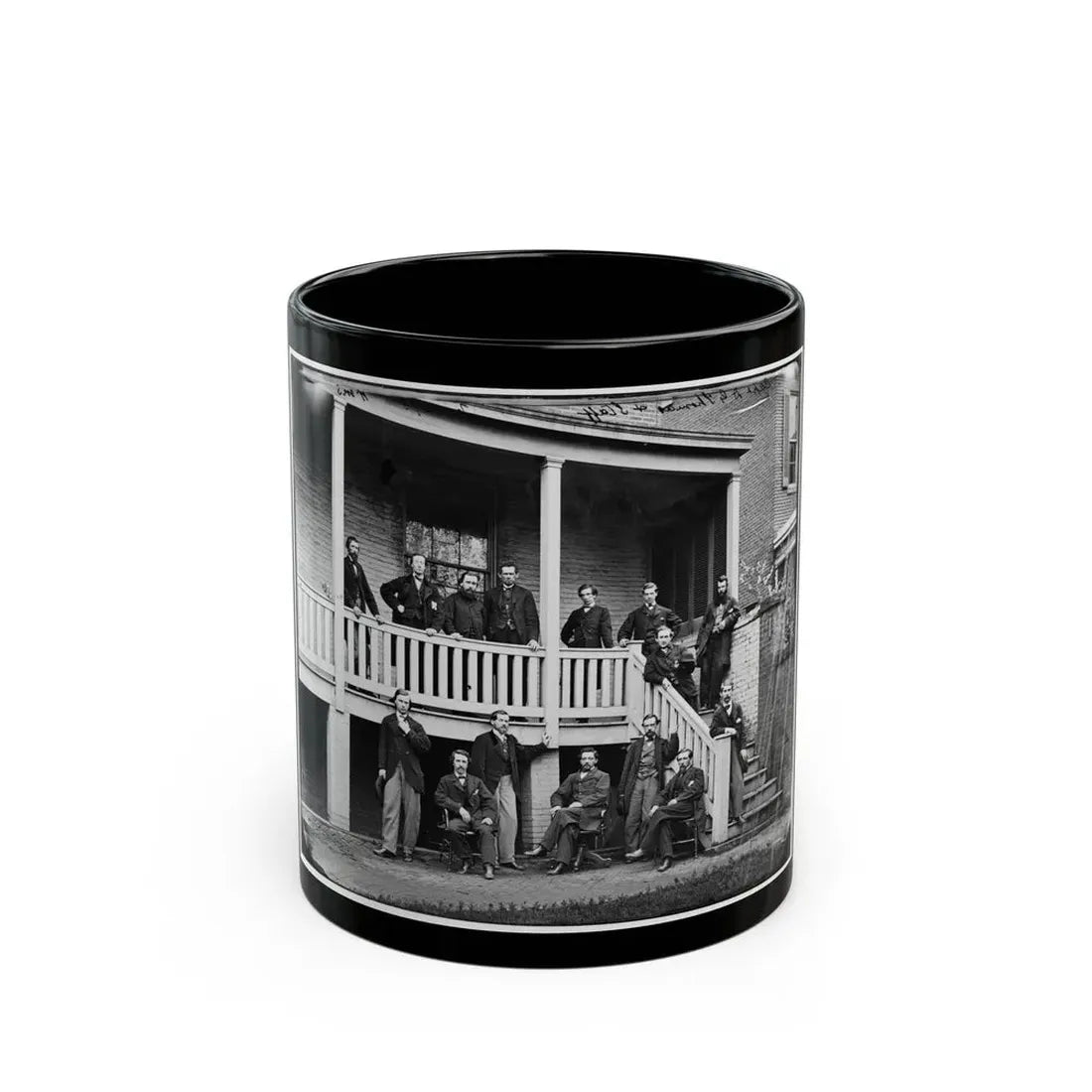 Washington, District Of Columbia. Capt. D.G. Thomas, M.S.K. (U.S. Civil War) Black Coffee Mug 11oz - Go Mug Yourself