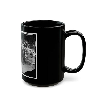 Washington, District Of Columbia. Gen. Jefferson C. Davis And Staff (U.S. Civil War) Black Coffee Mug - Go Mug Yourself