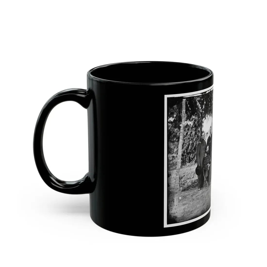 Washington, District Of Columbia. Gen. Jefferson C. Davis And Staff (U.S. Civil War) Black Coffee Mug - Go Mug Yourself