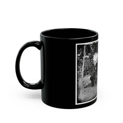 Washington, District Of Columbia. Gen. Jefferson C. Davis And Staff (U.S. Civil War) Black Coffee Mug - Go Mug Yourself