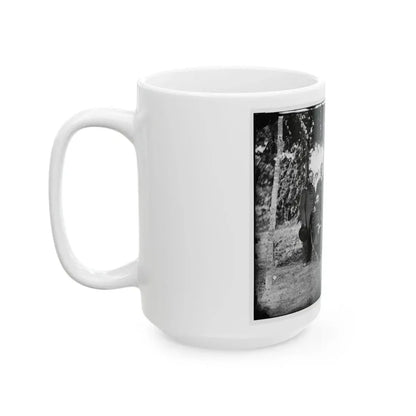 Washington, District Of Columbia. Gen. Jefferson C. Davis And Staff (U.S. Civil War) White Coffee Mug - Go Mug Yourself