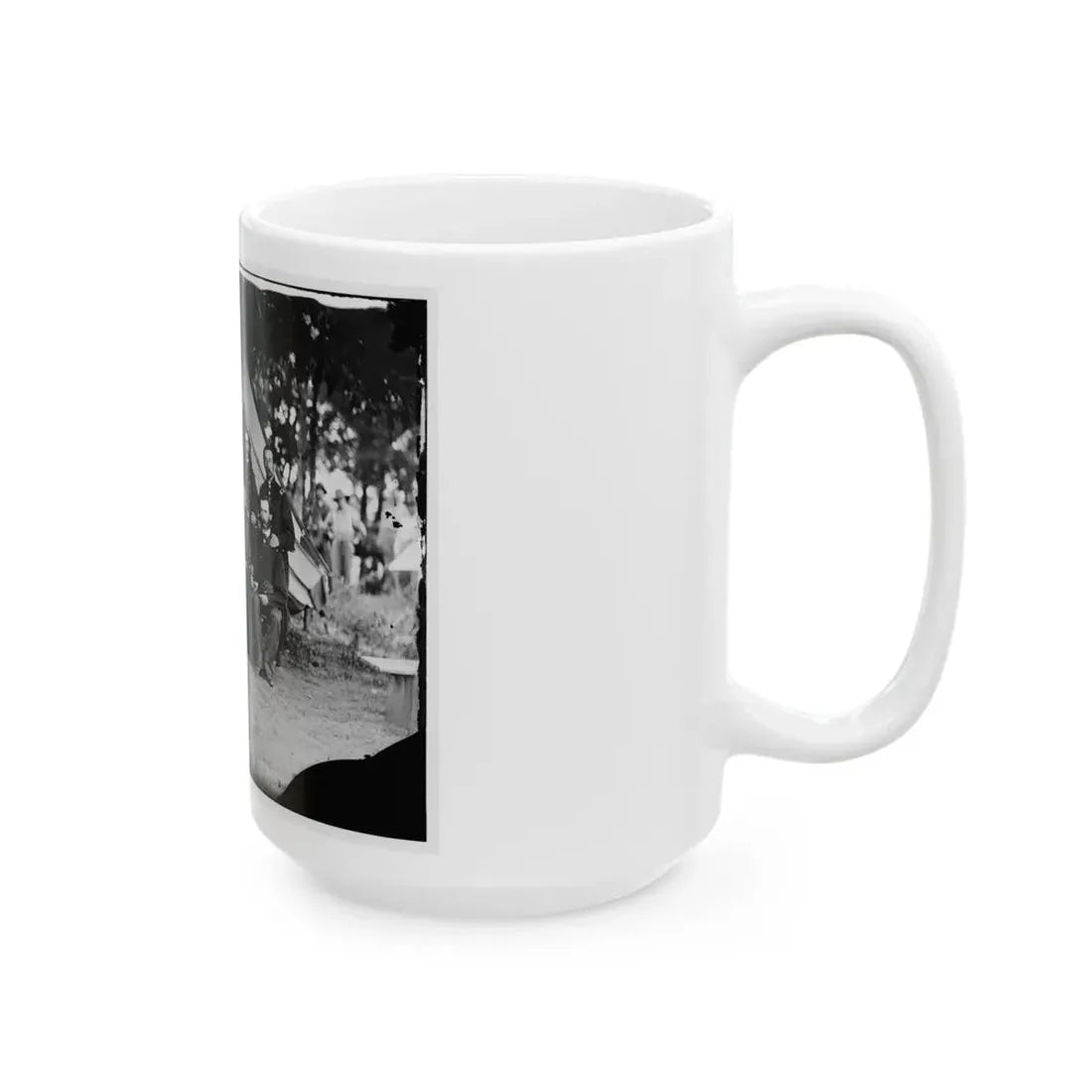 Washington, District Of Columbia. Gen. Jefferson C. Davis And Staff (U.S. Civil War) White Coffee Mug - Go Mug Yourself