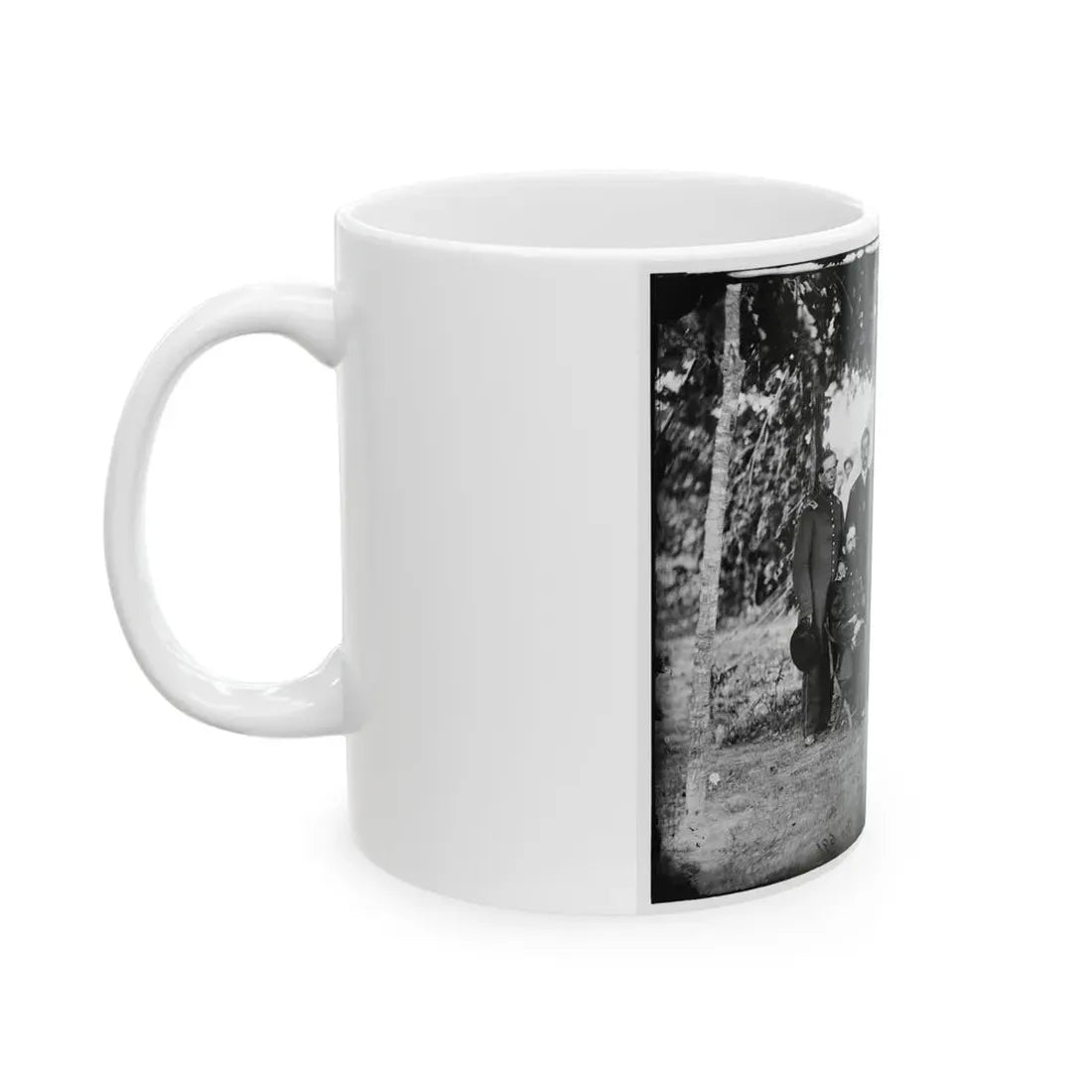 Washington, District Of Columbia. Gen. Jefferson C. Davis And Staff (U.S. Civil War) White Coffee Mug - Go Mug Yourself