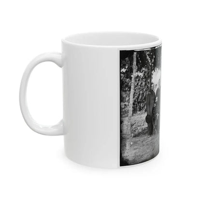 Washington, District Of Columbia. Gen. Jefferson C. Davis And Staff (U.S. Civil War) White Coffee Mug - Go Mug Yourself