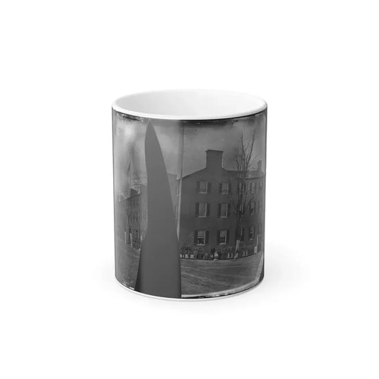 Washington, District of Columbia. Group in Front of Building (U.S. Civil War) Color Changing Coffee Mug 11oz Default Title 11oz - Go Mug Yourself