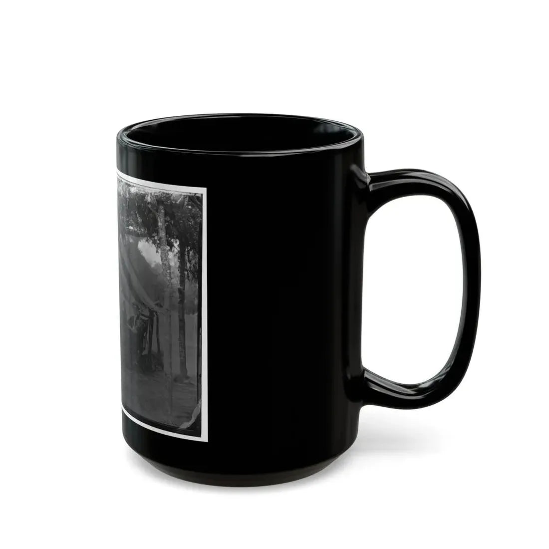 Washington, District Of Columbia. Two Officers Of Gen. Andrew A. Humpreys' Staff (U.S. Civil War) Black Coffee Mug - Go Mug Yourself
