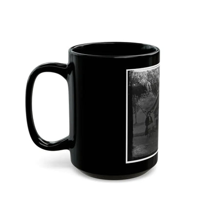 Washington, District Of Columbia. Two Officers Of Gen. Andrew A. Humpreys' Staff (U.S. Civil War) Black Coffee Mug - Go Mug Yourself