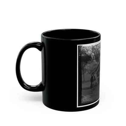 Washington, District Of Columbia. Two Officers Of Gen. Andrew A. Humpreys' Staff (U.S. Civil War) Black Coffee Mug - Go Mug Yourself