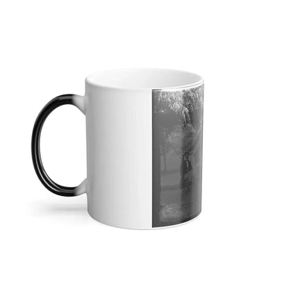 Washington, District of Columbia. Two Officers of Gen. Andrew A. Humpreys' Staff (U.S. Civil War) Color Changing Coffee Mug 11oz - Go Mug Yourself