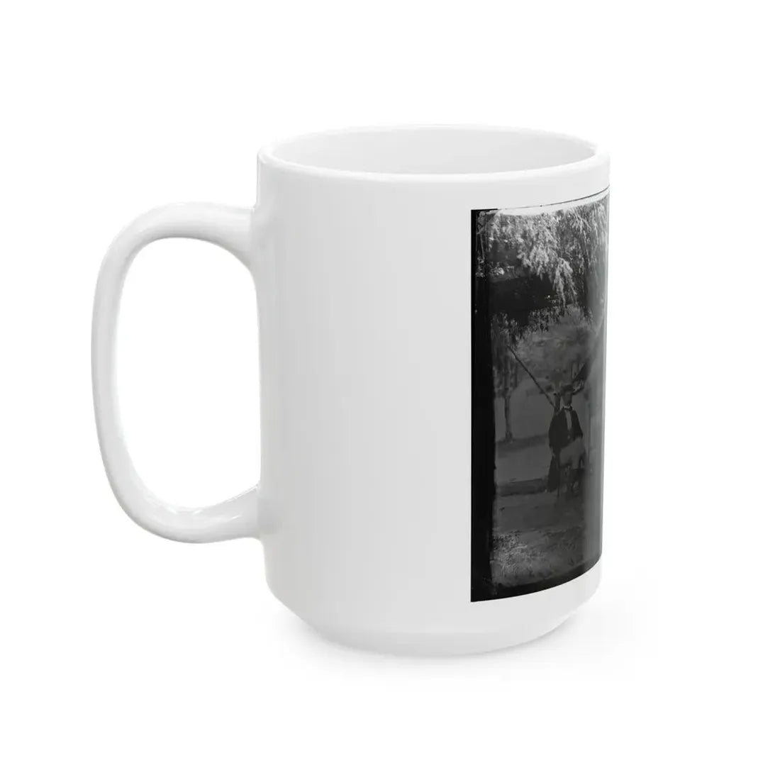 Washington, District Of Columbia. Two Officers Of Gen. Andrew A. Humpreys' Staff (U.S. Civil War) White Coffee Mug - Go Mug Yourself