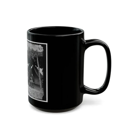 Washington, District Of Columbia (Vicinity). Gen. Daniel White And Staff (U.S. Civil War) Black Coffee Mug - Go Mug Yourself
