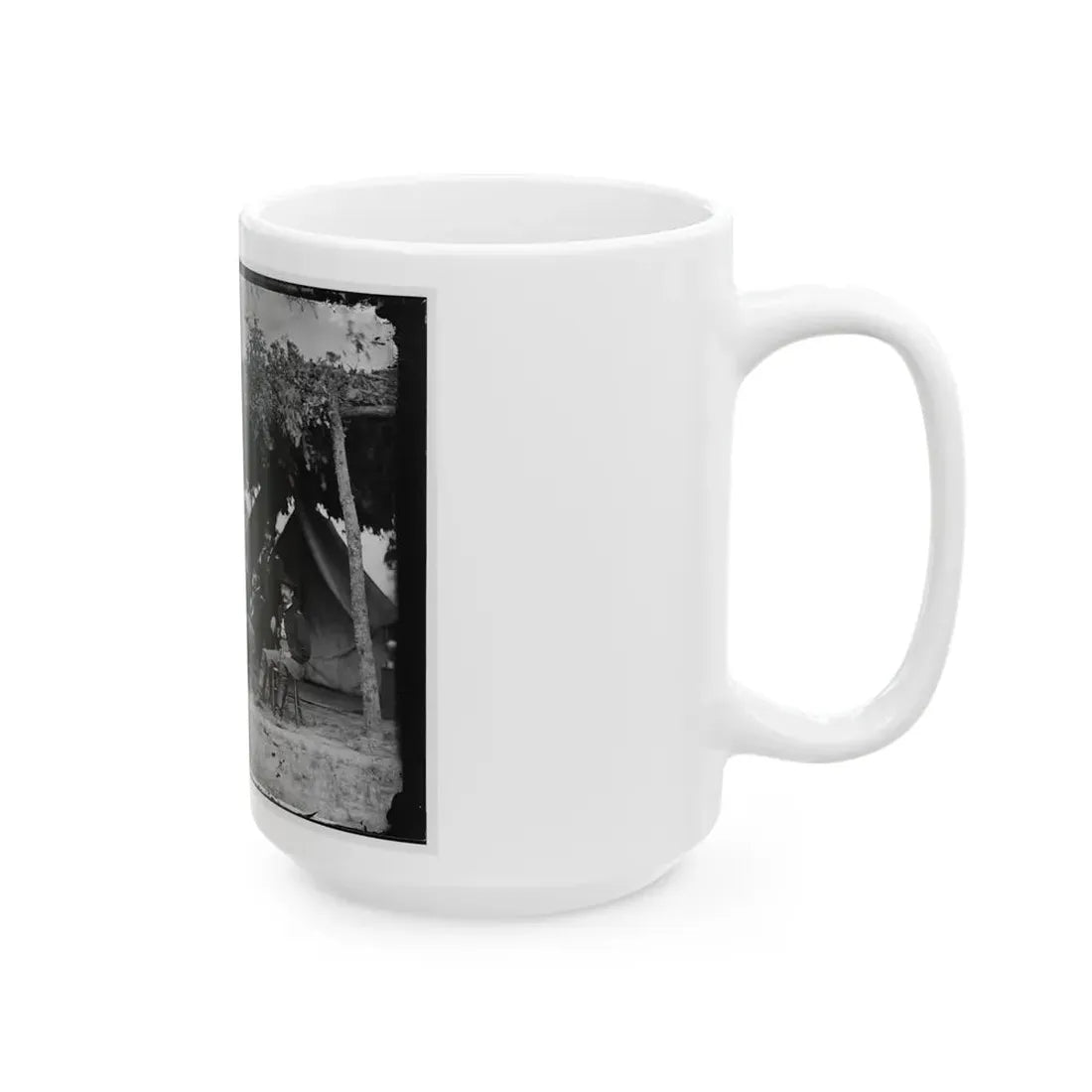 Washington, District Of Columbia (Vicinity). Gen. Daniel White And Staff (U.S. Civil War) White Coffee Mug - Go Mug Yourself