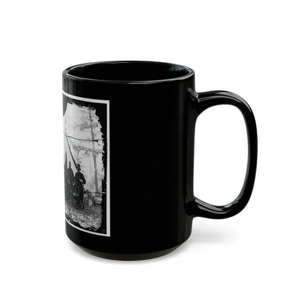 Washington, District Of Columbia (Vicinity). Gen. James A. Hall, Officers And Men Of Battery C & E, U.S. Artillery (U.S. Civil War) Black Coffee Mug - Go Mug Yourself