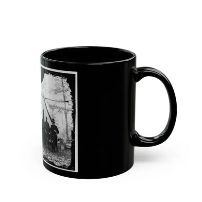 Washington, District Of Columbia (Vicinity). Gen. James A. Hall, Officers And Men Of Battery C & E, U.S. Artillery (U.S. Civil War) Black Coffee Mug - Go Mug Yourself
