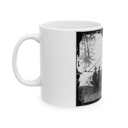 Washington, District Of Columbia (Vicinity). Gen. James A. Hall, Officers And Men Of Battery C & E, U.S. Artillery (U.S. Civil War) White Coffee Mug - Go Mug Yourself