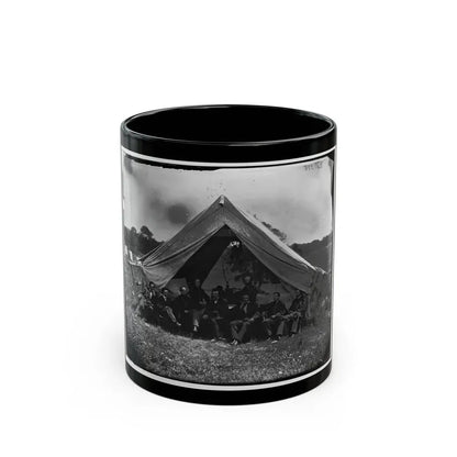 Washington, District Of Columbia (Vicinity). Gen. Martin D. Hardin And Staff (U.S. Civil War) Black Coffee Mug 11oz - Go Mug Yourself