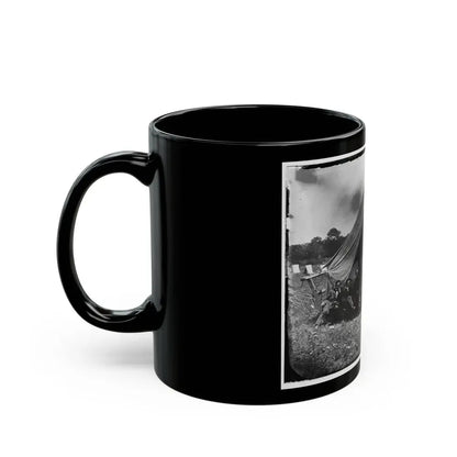 Washington, District Of Columbia (Vicinity). Gen. Martin D. Hardin And Staff (U.S. Civil War) Black Coffee Mug - Go Mug Yourself