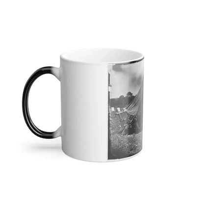 Washington, District of Columbia (Vicinity). Gen. Martin D. Hardin and Staff (U.S. Civil War) Color Changing Coffee Mug 11oz - Go Mug Yourself