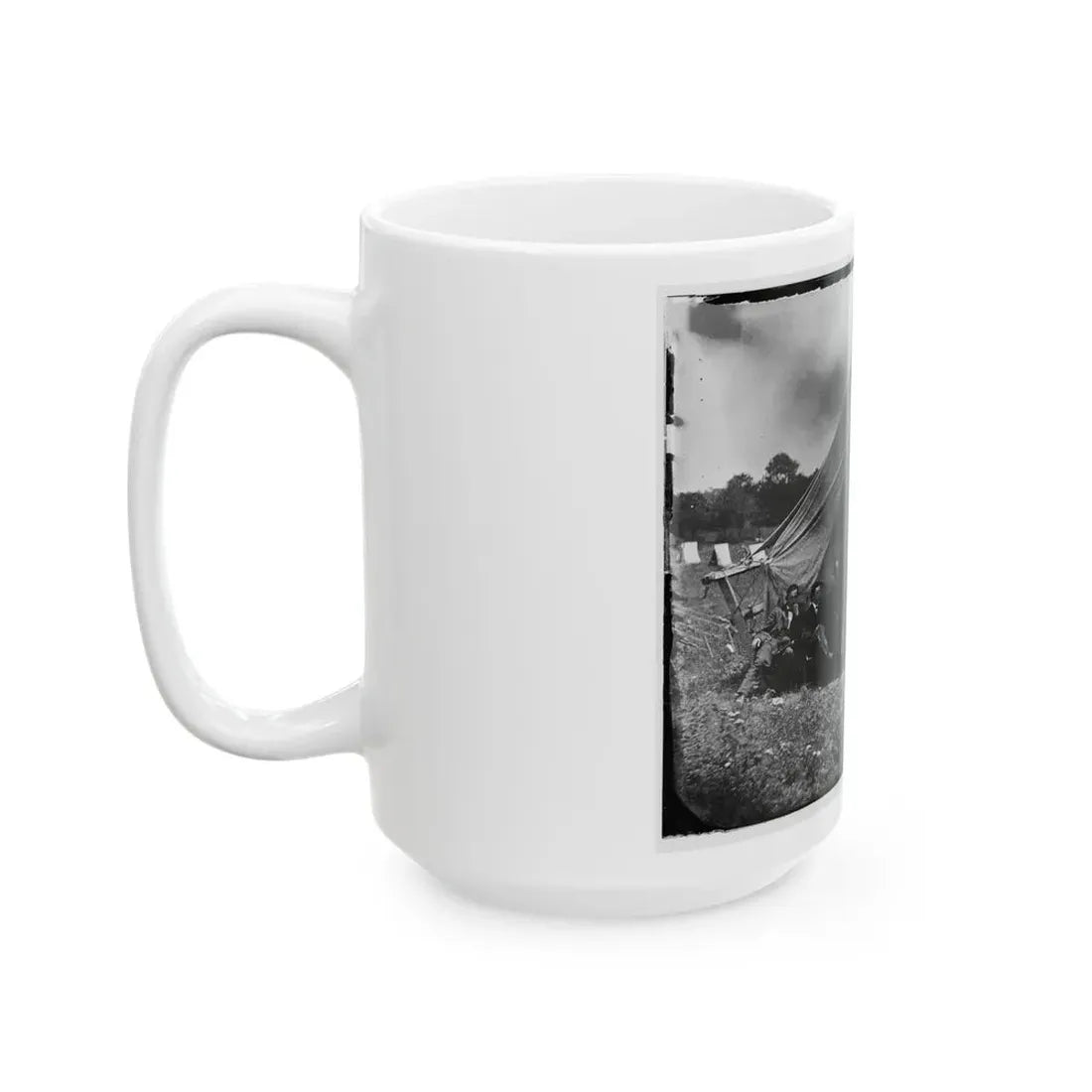 Washington, District Of Columbia (Vicinity). Gen. Martin D. Hardin And Staff (U.S. Civil War) White Coffee Mug - Go Mug Yourself