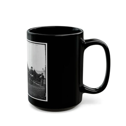 Washington, District Of Columbia (Vicinity). Gen. Robert Nugent And Staff. (Irish Brigade) (U.S. Civil War) Black Coffee Mug - Go Mug Yourself