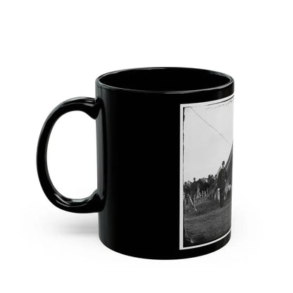 Washington, District Of Columbia (Vicinity). Gen. Robert Nugent And Staff. (Irish Brigade) (U.S. Civil War) Black Coffee Mug - Go Mug Yourself