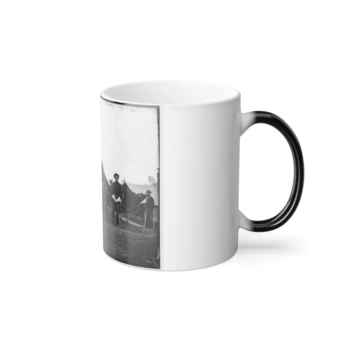 Washington, District of Columbia (Vicinity). Gen. Robert Nugent and Staff. (Irish Brigade) (U.S. Civil War) Color Changing Coffee Mug 11oz - Go Mug Yourself