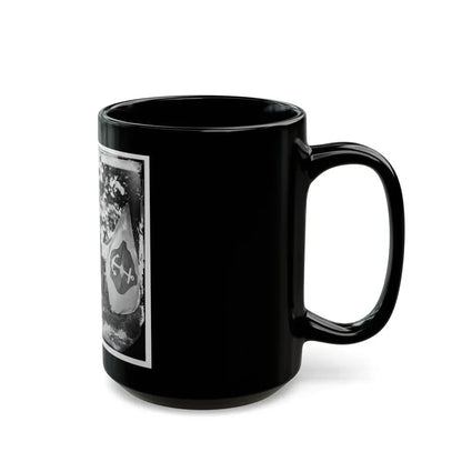 Washington, District Of Columbia (Vicinity). Gen. William F. Bartlett And Staff (U.S. Civil War) Black Coffee Mug - Go Mug Yourself