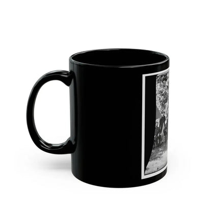 Washington, District Of Columbia (Vicinity). Gen. William F. Bartlett And Staff (U.S. Civil War) Black Coffee Mug - Go Mug Yourself