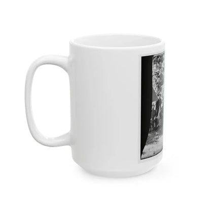 Washington, District Of Columbia (Vicinity). Gen. William F. Bartlett And Staff (U.S. Civil War) White Coffee Mug - Go Mug Yourself