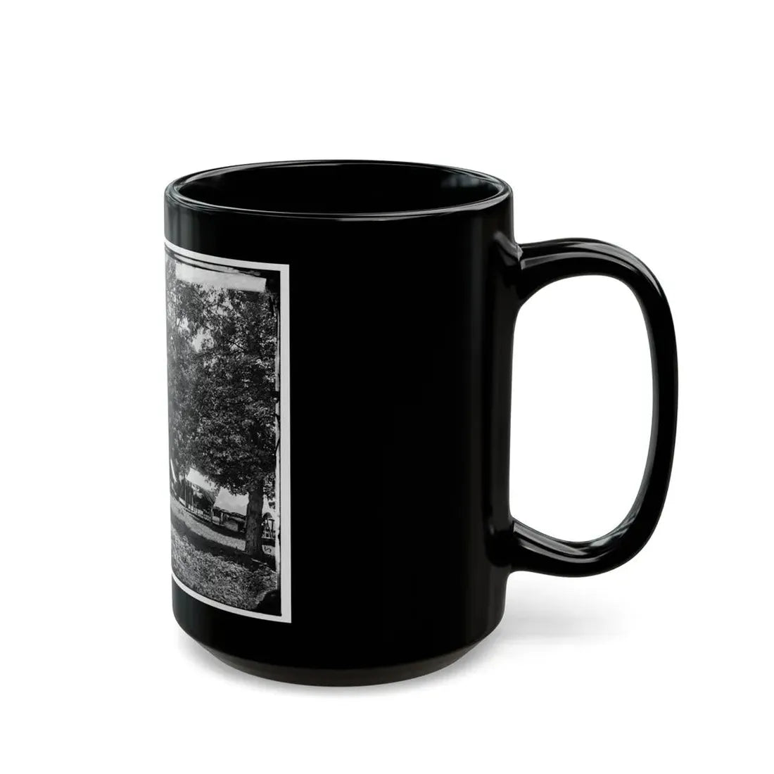 Washington, District Of Columbia (Vicinity). Gen. William F. Bartlett's Headquarters (U.S. Civil War) Black Coffee Mug - Go Mug Yourself