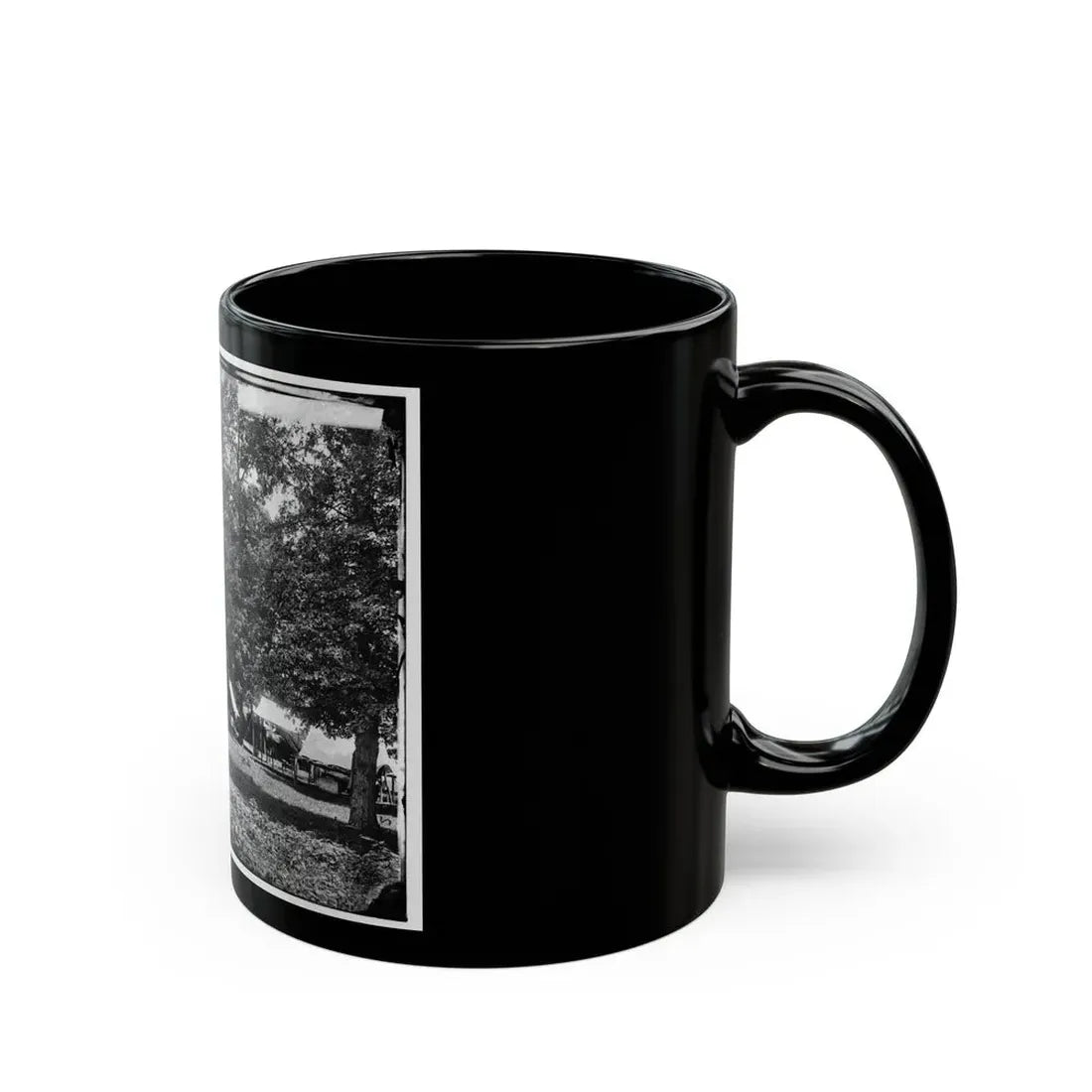 Washington, District Of Columbia (Vicinity). Gen. William F. Bartlett's Headquarters (U.S. Civil War) Black Coffee Mug - Go Mug Yourself