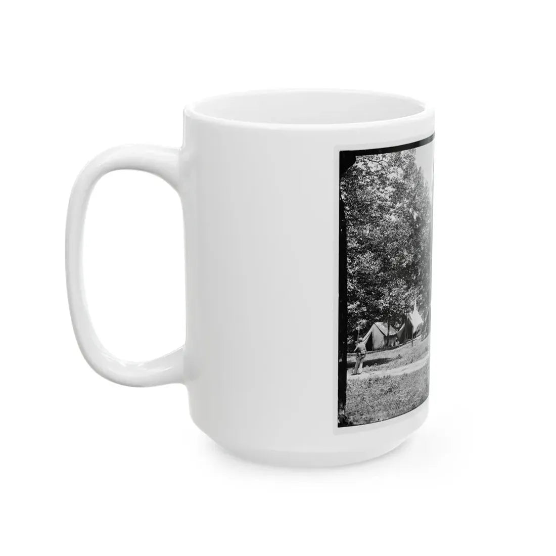 Washington, District Of Columbia (Vicinity). Gen. William F. Bartlett's Headquarters (U.S. Civil War) White Coffee Mug - Go Mug Yourself