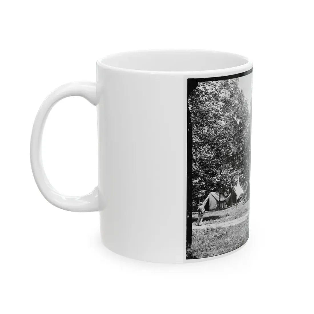 Washington, District Of Columbia (Vicinity). Gen. William F. Bartlett's Headquarters (U.S. Civil War) White Coffee Mug - Go Mug Yourself