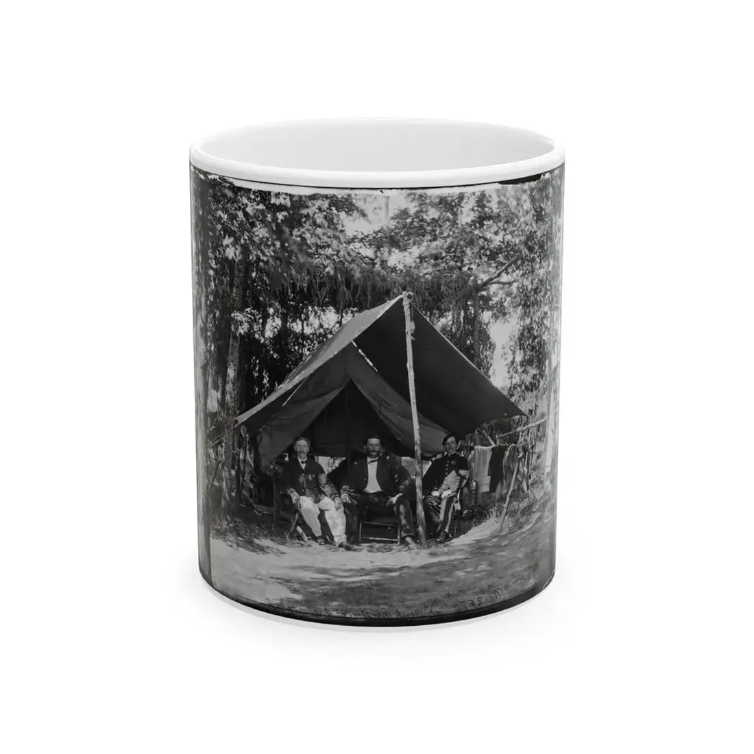 Washington, District Of Columbia (Vicinity). Headquarters Of Gen. Gershom Mott (U.S. Civil War) White Coffee Mug 11oz - Go Mug Yourself
