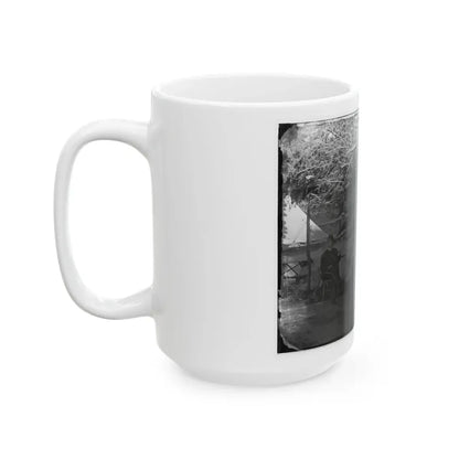 Washington, District Of Columbia (Vicinity). Maj. H.H. Humphreys Two Other Officers And Servant (U.S. Civil War) White Coffee Mug - Go Mug Yourself