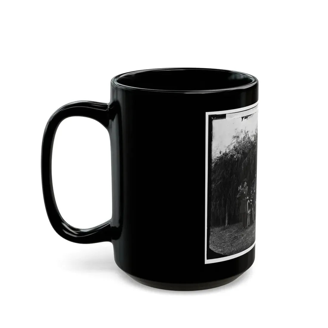Washington, District Of Columbia (Vicinity). Officers Of 3d U.S. Infantry (U.S. Civil War) Black Coffee Mug - Go Mug Yourself