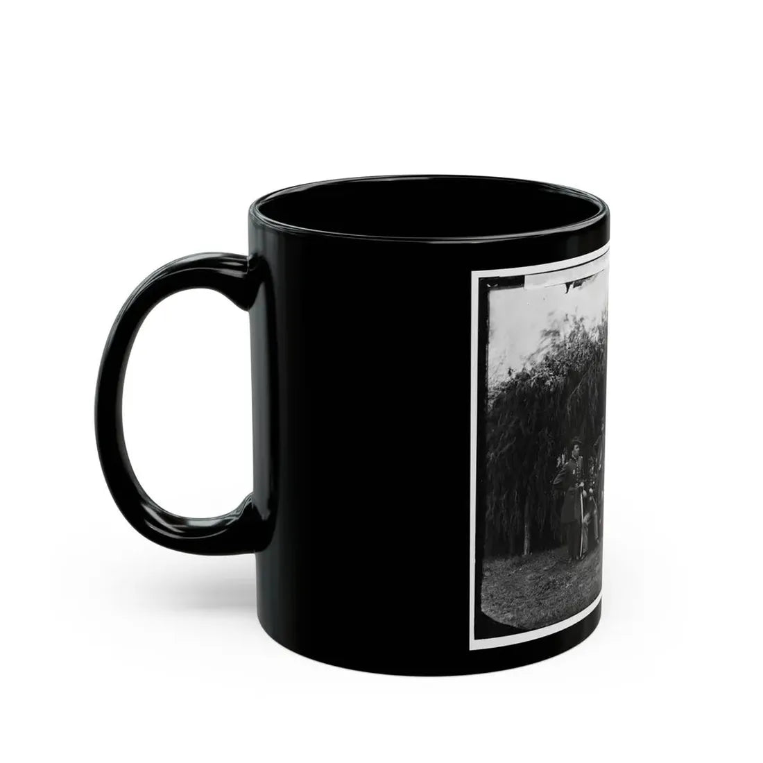 Washington, District Of Columbia (Vicinity). Officers Of 3d U.S. Infantry (U.S. Civil War) Black Coffee Mug - Go Mug Yourself