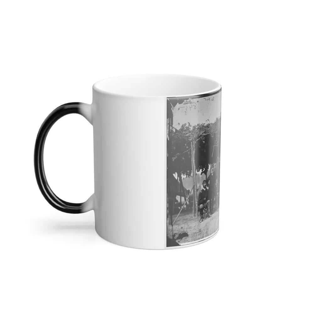 Washington, District of Columbia (Vicinity). Gen. Daniel White and Staff (U.S. Civil War) Color Changing Coffee Mug 11oz-Go Mug Yourself