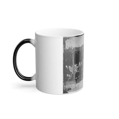 Washington, District of Columbia (Vicinity). Gen. Daniel White and Staff (U.S. Civil War) Color Changing Coffee Mug 11oz-Go Mug Yourself