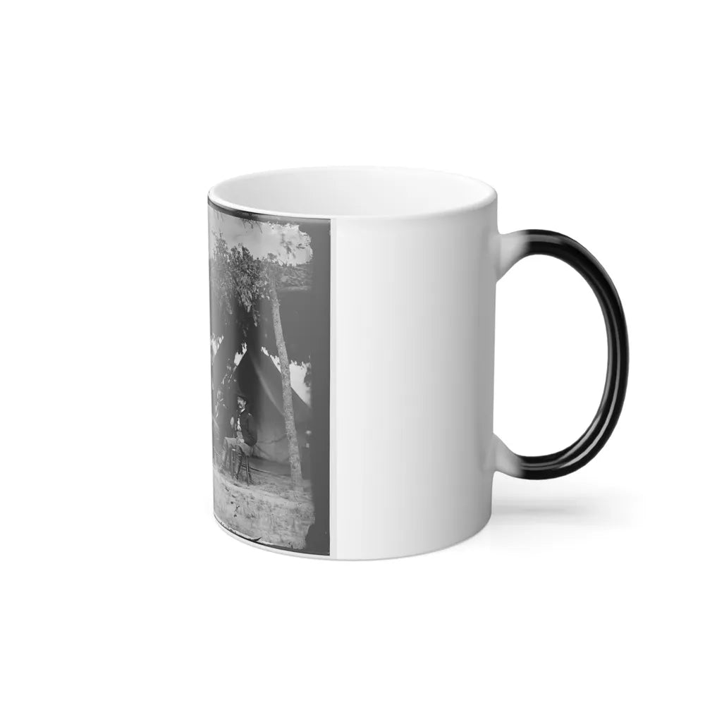 Washington, District of Columbia (Vicinity). Gen. Daniel White and Staff (U.S. Civil War) Color Changing Coffee Mug 11oz-Go Mug Yourself