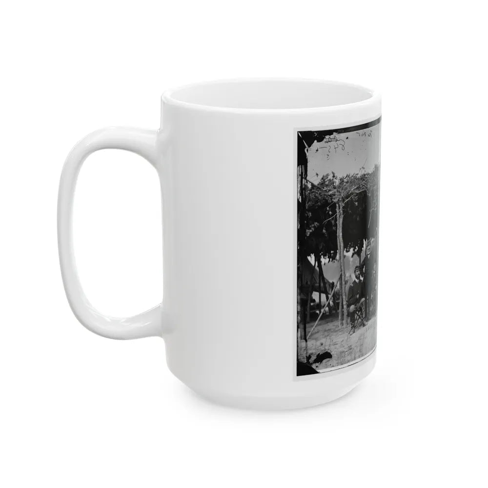 Washington, District Of Columbia (Vicinity). Gen. Daniel White And Staff (U.S. Civil War) White Coffee Mug-Go Mug Yourself