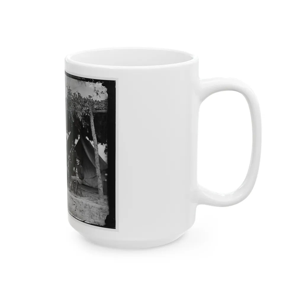 Washington, District Of Columbia (Vicinity). Gen. Daniel White And Staff (U.S. Civil War) White Coffee Mug-Go Mug Yourself