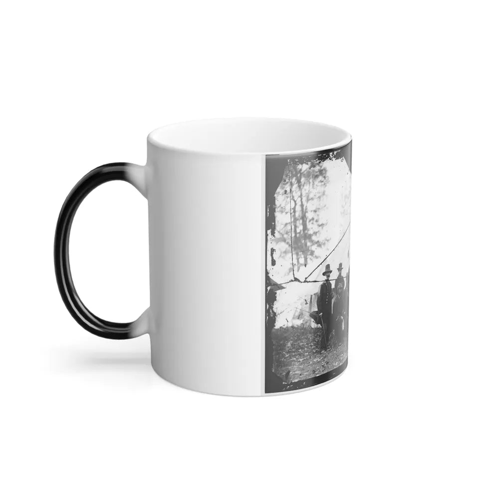 Washington, District of Columbia (Vicinity). Gen. James A. Hall, Officers and Men of Battery C & E, U.S. Artillery (U.S. Civil War) Color Changing Coffee Mug 11oz-Go Mug Yourself