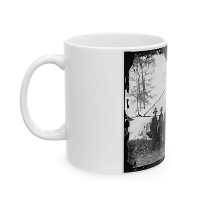 Washington, District Of Columbia (Vicinity). Gen. James A. Hall, Officers And Men Of Battery C & E, U.S. Artillery (U.S. Civil War) White Coffee Mug-Go Mug Yourself