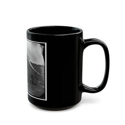 Washington, District Of Columbia (Vicinity). Gen. Martin D. Hardin And Staff (U.S. Civil War) Black Coffee Mug-Go Mug Yourself