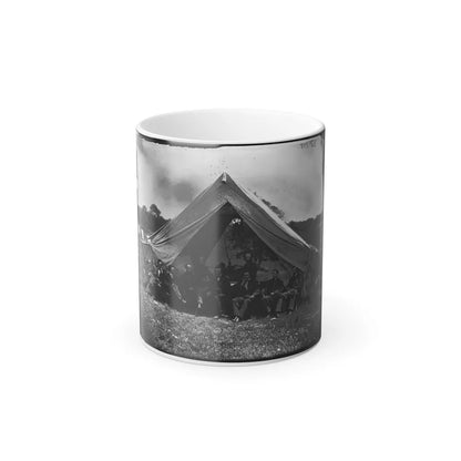 Washington, District of Columbia (Vicinity). Gen. Martin D. Hardin and Staff (U.S. Civil War) Color Changing Coffee Mug 11oz-11oz-Go Mug Yourself